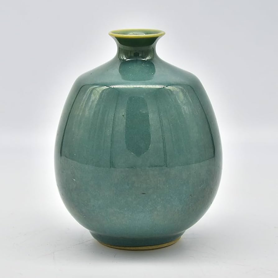 新品未使用 池上栄一 緑釉 花器 小杉焼 共箱 共布 花瓶 壺 花入 Amazon.co.jp: 池上栄一 緑釉 花器 小杉焼 共箱 共布 花瓶 壺 花